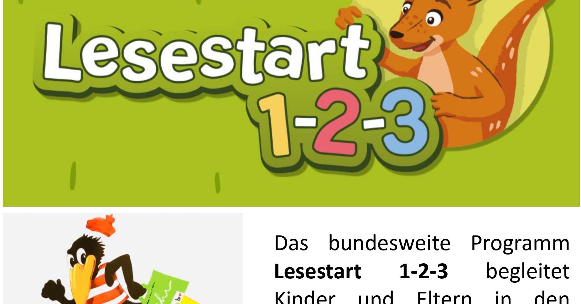 Lesestart 1-2-3 | Bücherei St. Antonius Rott